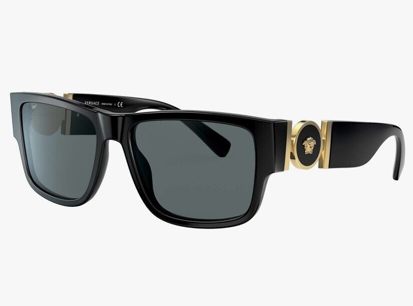 Versace VE4369-GB1-81-58 Black Gray Polarized Sunglasses